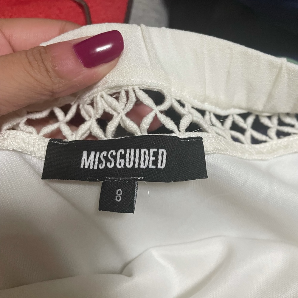MISSGUIDED WHITE ROMPER - Picture 4 of 4